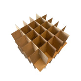 Umzugsboxen Geschirrkarton klein mit Inhalt - braun 500x500x500mm - Verpackungspartner