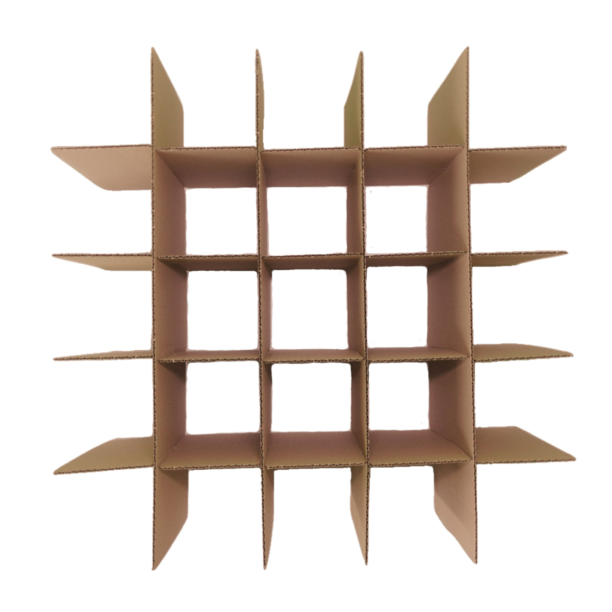 Steggarnitur zu Geschirrkarton - braun 225x485mm