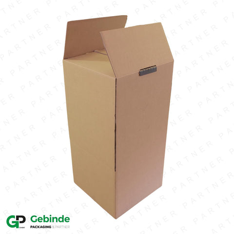 Umzugsboxen Kleiderkarton - braun klein 500x500x1000mm