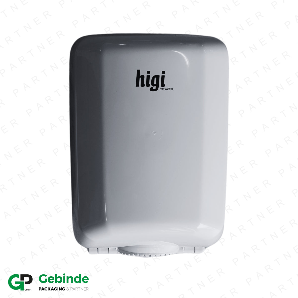 Papierspender Higi zu Centerfeed Rollen - weiss - Verpackungspartner