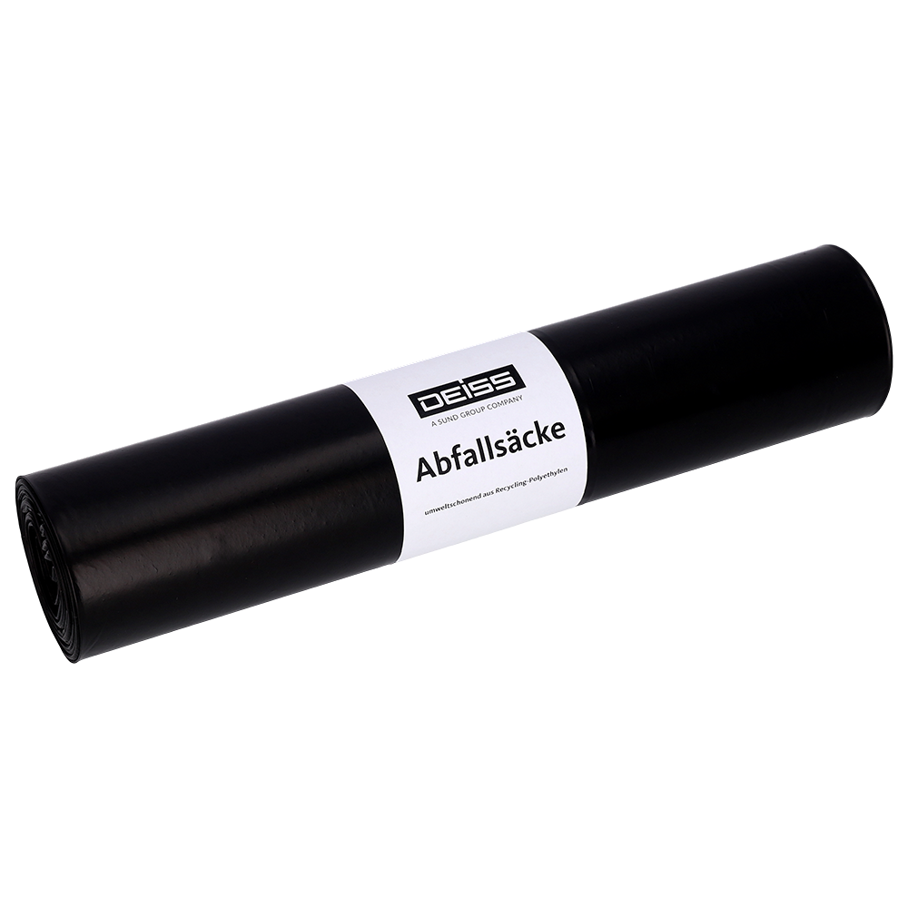Kehrichtsäcke 60L - schwarz - Verpackungspartner