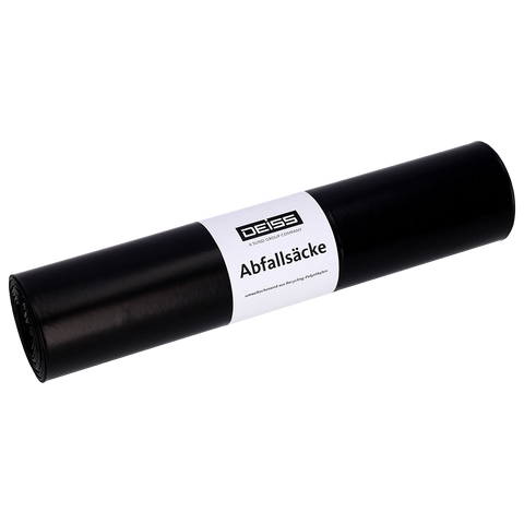 Kehrichtsäcke 60L - schwarz - Verpackungspartner