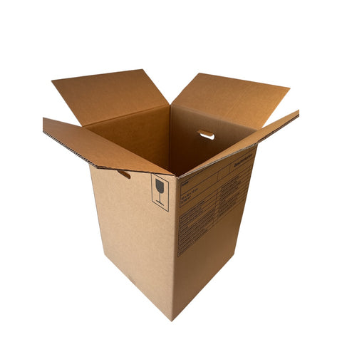 Umzugsboxen Geschirrkarton gross mit Inhalt - braun 500x500x720mm - Verpackungspartner