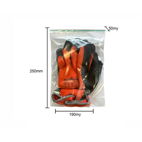 Druckverschlussbeutel 190 x 250mm, 90µm - 1000Stk. - Verpackungspartner