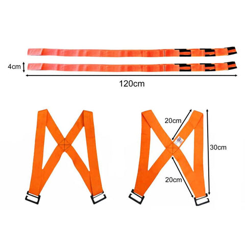 Kreuztragegurt-Set - orange - Verpackungspartner