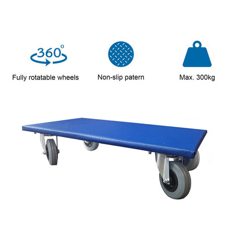 Möbelroller klein 350x600mm - Blau - Verpackungspartner