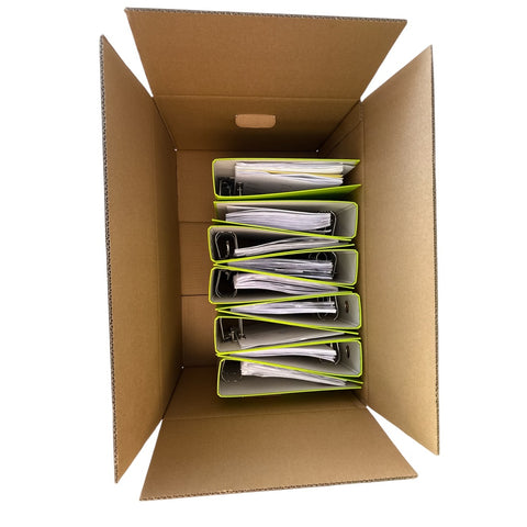 Umzugsboxen Ordnerkarton - braun 600x400x350mm - Verpackungspartner