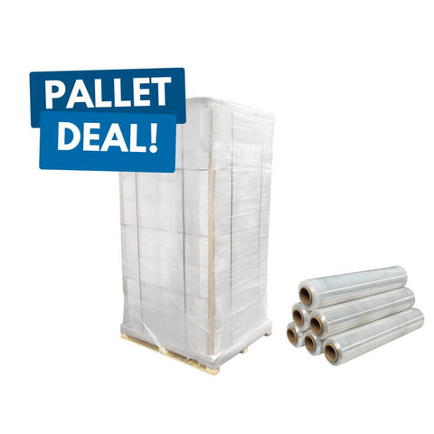 Hand- Stretchfolie 23µm - transparent 500mmx300m - Verpackungspartner