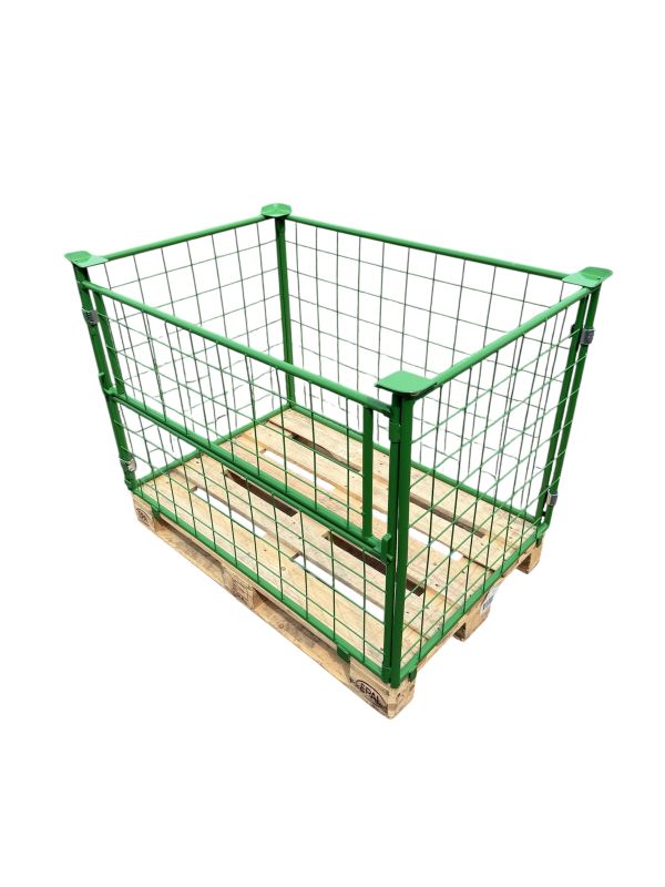 Gitterrahmen zu Euro- Palette - 1200 x 800 x 800mm - Verpackungspartner
