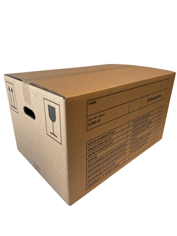 Umzugsboxen Bücherkarton - braun 500x330x360mm - Verpackungspartner