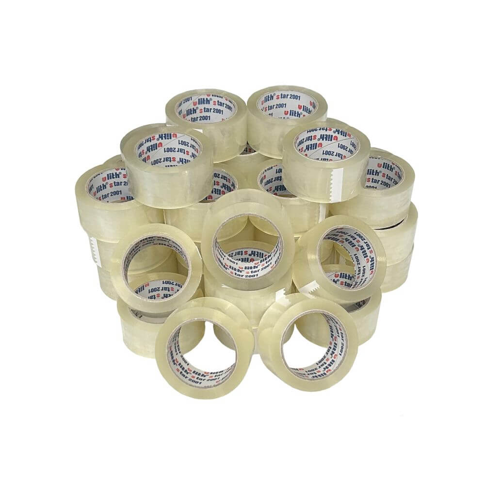 PP-Klebeband, 50 mm x 66 m, transparent - Verpackungspartner